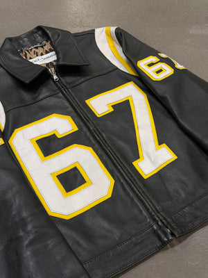 S/S2002 Dolce & Gabbana runway biker leather jacket