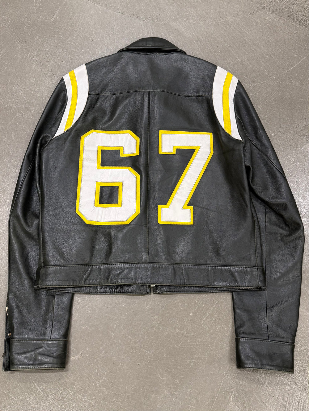 S/S2002 Dolce & Gabbana runway biker leather jacket