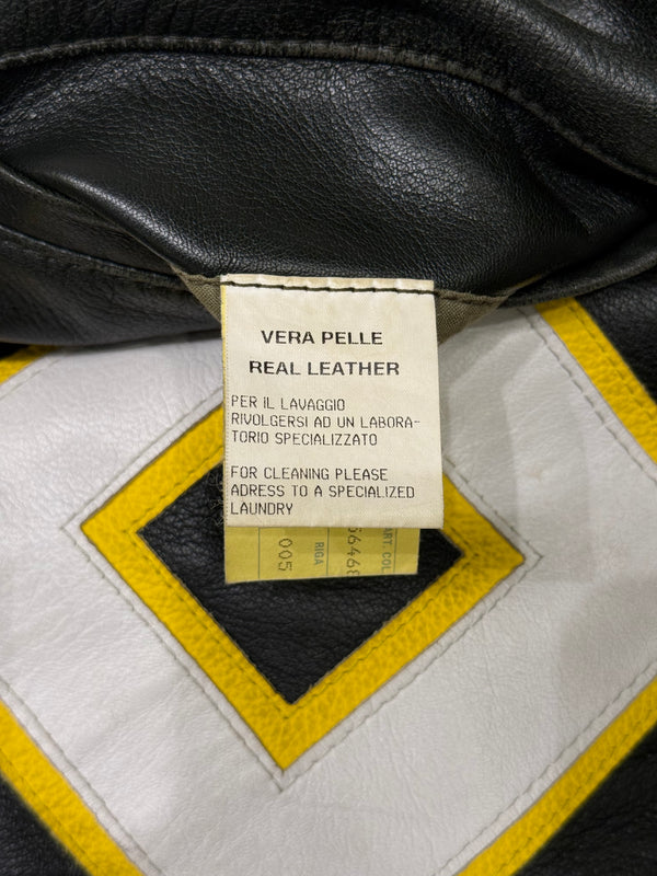 S/S2002 Dolce & Gabbana runway biker leather jacket