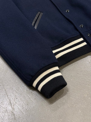 A/W2015 Saint Laurent by Hedi Slimane teddy varsity jacket