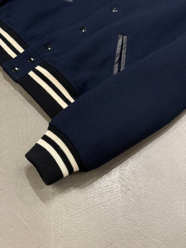 A/W2015 Saint Laurent by Hedi Slimane teddy varsity jacket