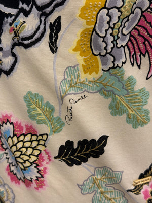 S/S 2003 Roberto Cavalli “chinoiserie” floral top
