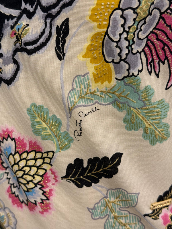 S/S 2003 Roberto Cavalli “chinoiserie” floral top