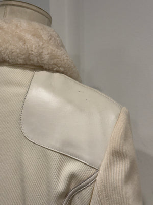 F/W 2007 Alexander McQueen patent leather panel jacket