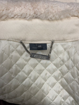 F/W 2007 Alexander McQueen patent leather panel jacket
