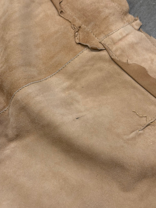 S/S 2001 Dolce & Gabbana suede western fringe pants