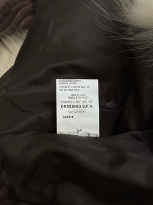 2000s Roberto Cavalli leopard print fur vest