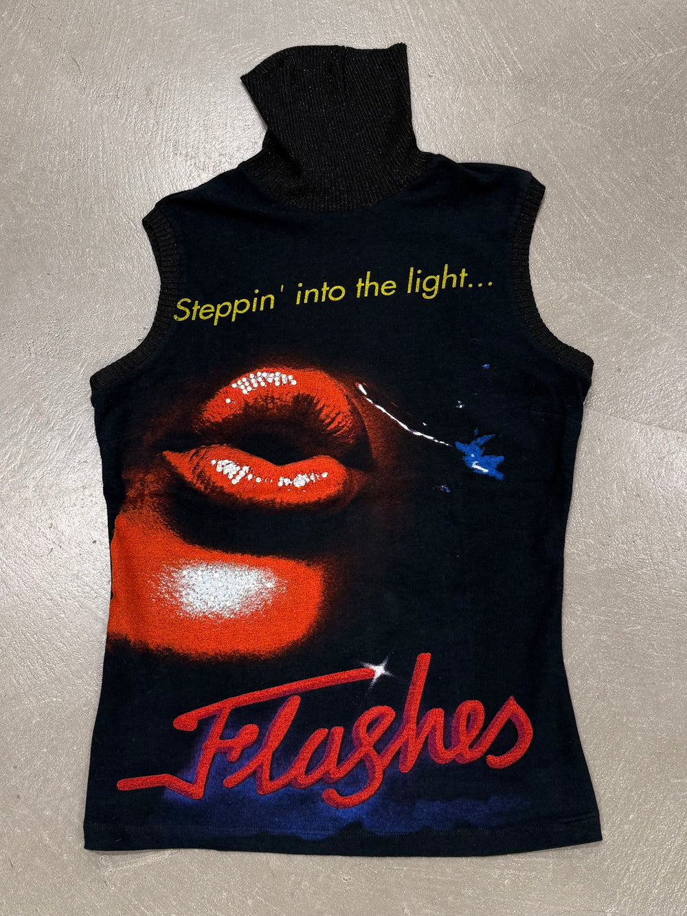 S/S2002 Dolce & Gabbana turtleneck sleeveless top