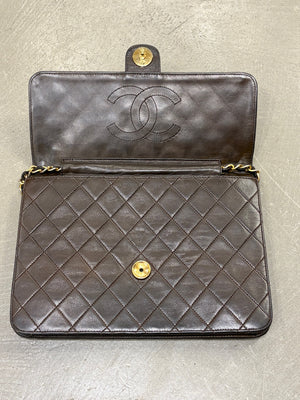1994–1996 Chanel Classic Flap quilted lambskin shoulder bag