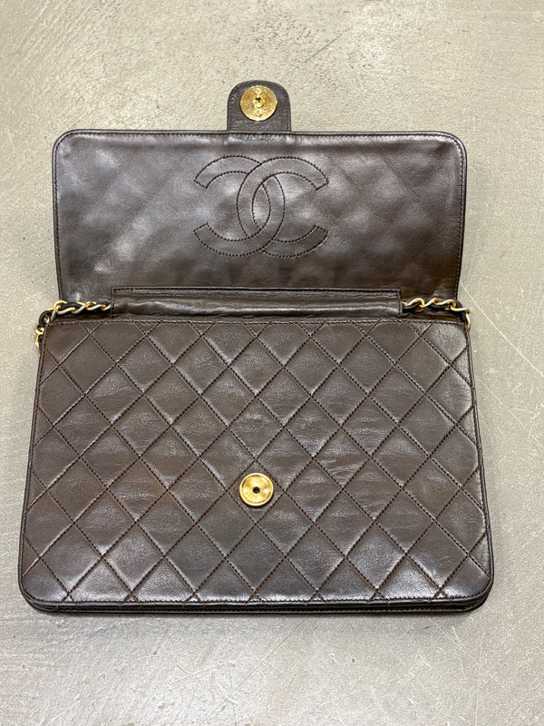 1994–1996 Chanel Classic Flap quilted lambskin shoulder bag