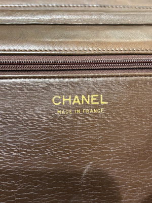 1994–1996 Chanel Classic Flap quilted lambskin shoulder bag
