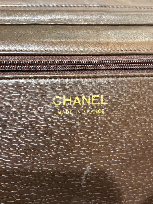 1994–1996 Chanel Classic Flap quilted lambskin shoulder bag
