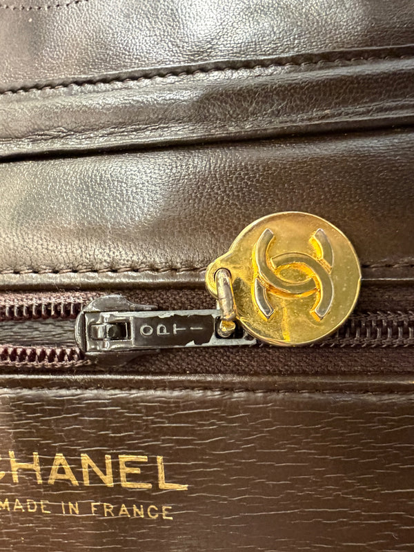 1994–1996 Chanel Classic Flap quilted lambskin shoulder bag