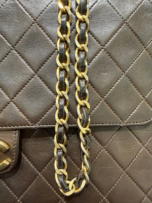 1994–1996 Chanel Classic Flap quilted lambskin shoulder bag