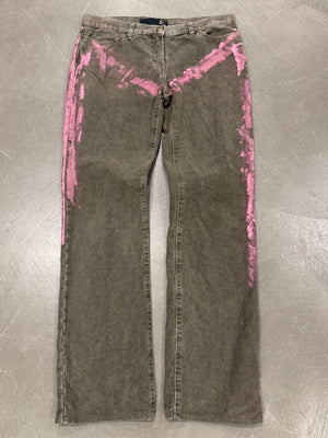 2000s Cavalli painted jeans