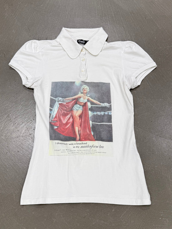2000s Dolce & Gabbana graphic print top