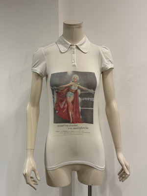 2000s Dolce & Gabbana graphic print top