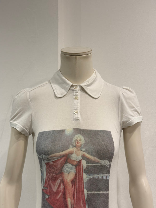 2000s Dolce & Gabbana graphic print top