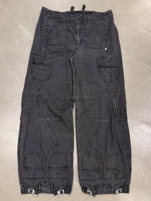 2000s Jean Paul Gaultier leg waist upside-down multi-pocket pants