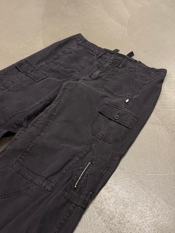 2000s Jean Paul Gaultier leg waist upside-down multi-pocket pants