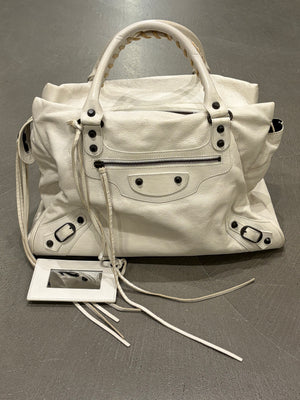 2010 Balenciaga leather City bag