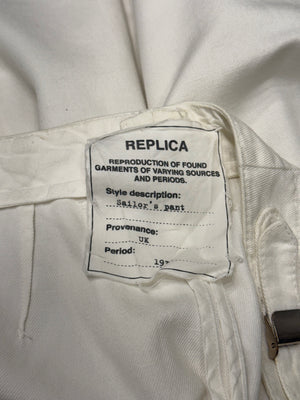 S/S2006 Maison Margiela sailor cotton pants