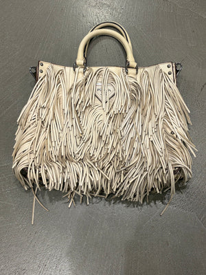 S/S2007 Prada fringe leather tote bag