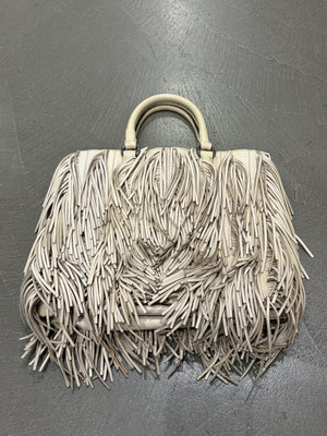 S/S2007 Prada fringe leather tote bag