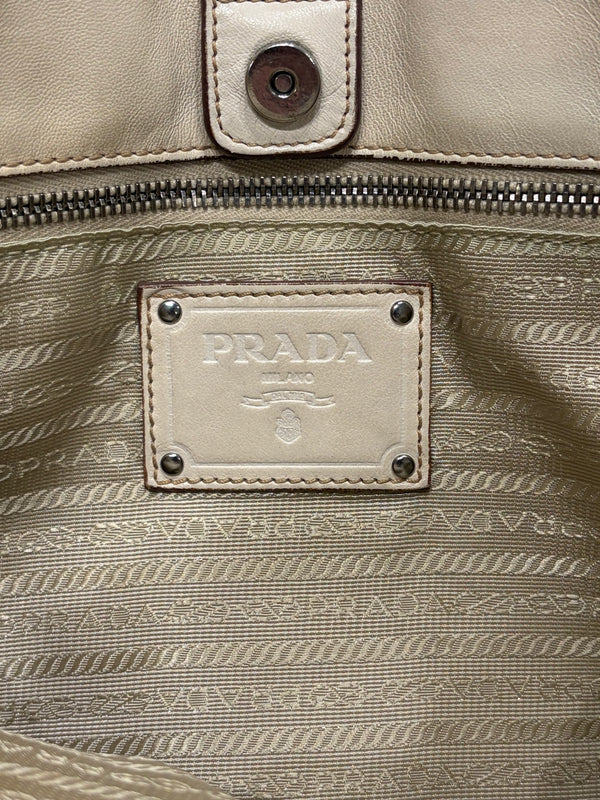 S/S2007 Prada fringe leather tote bag