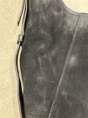 2002 Yves Saint Laurent Mombasa suede bag