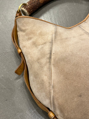 2002 Yves Saint Laurent Mombasa Suede bag