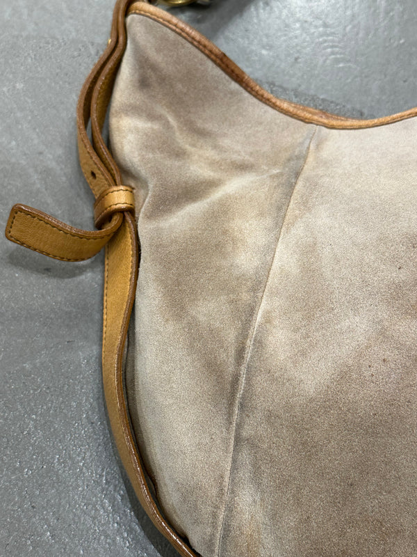 2002 Yves Saint Laurent Mombasa Suede bag