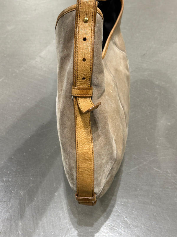 2002 Yves Saint Laurent Mombasa Suede bag
