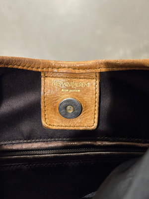 2002 Yves Saint Laurent Mombasa Suede bag