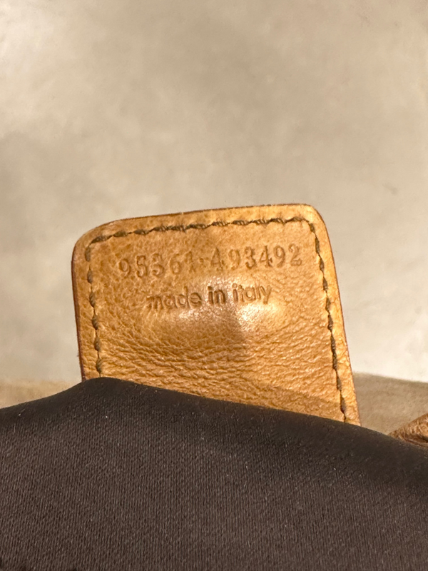 2002 Yves Saint Laurent Mombasa Suede bag