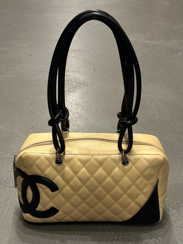 2005 Chanel Cambon Ligne bowler bag