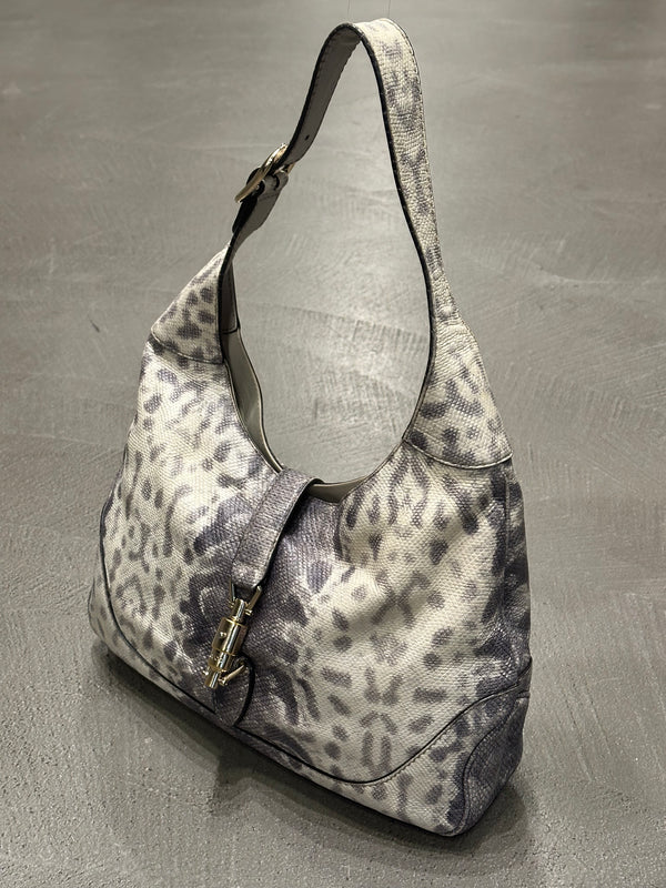 S/S2013 Gucci python-print Jackie bag