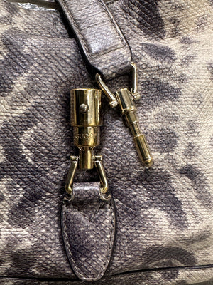 S/S2013 Gucci python-print Jackie bag