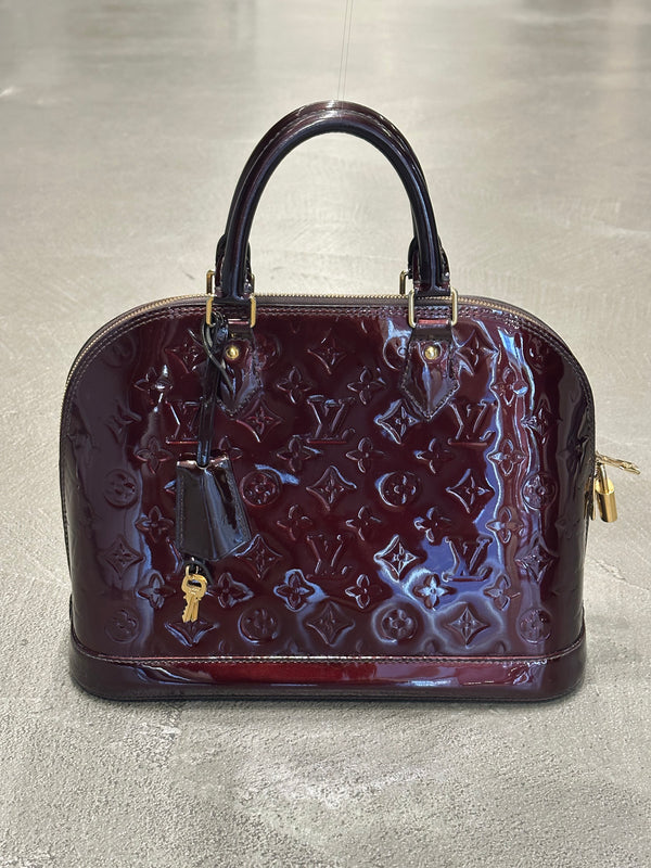2012 Louis Vuitton vernis Alma bag