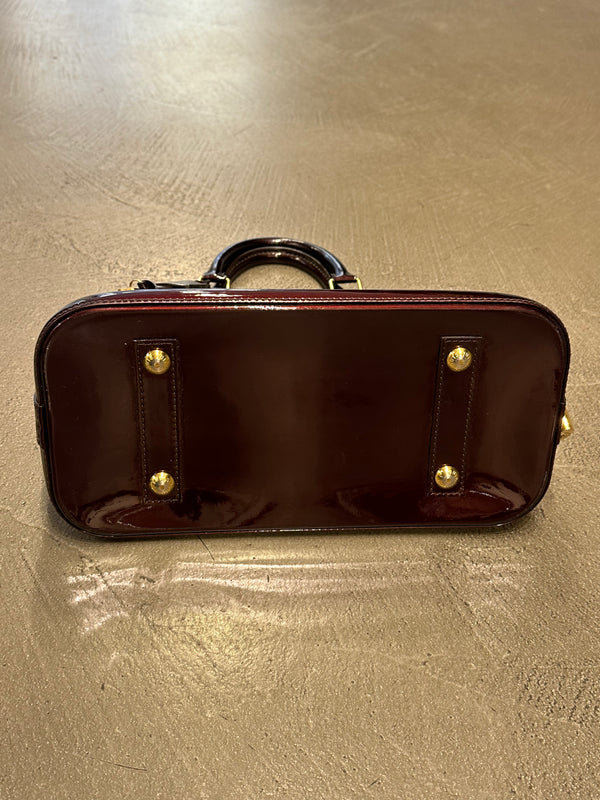 2012 Louis Vuitton vernis Alma bag