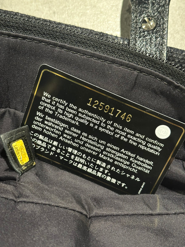 2008 Chanel by Karl Lagerfeld coated canvas Paris-Biarritz tote bag