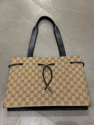 2000s Gucci monogram tote bag