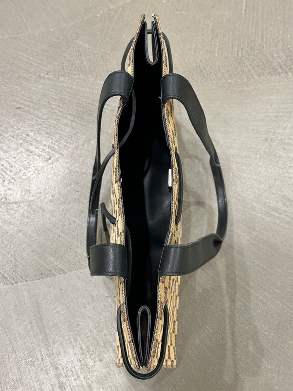2000s Gucci monogram tote bag