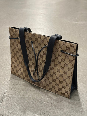 2000s Gucci monogram tote bag