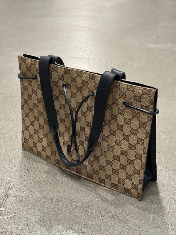 2000s Gucci monogram tote bag