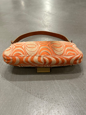 S/S2001 Fendi asymmetrical pony hair Baguette bag
