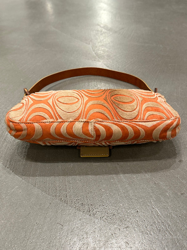 S/S2001 Fendi asymmetrical pony hair Baguette bag