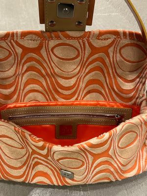 S/S2001 Fendi asymmetrical pony hair Baguette bag