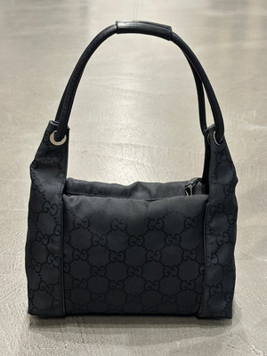 1990s Gucci GG nylon shoulder bag