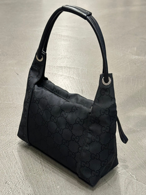 1990s Gucci GG nylon shoulder bag